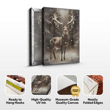 Load image into Gallery viewer, Vintage Winter Deer Christmas Wall Art