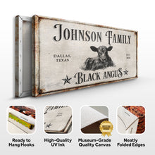 Load image into Gallery viewer, Black Angus Cattle Sign
