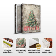 Load image into Gallery viewer, Vintage Christmas Tree With Gifts Wall Art III