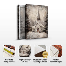 Load image into Gallery viewer, Vintage Church Christmas Wall Art IV