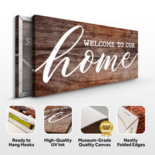 Load image into Gallery viewer, Welcome To Our Home Sign V