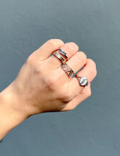 Load image into Gallery viewer, Silver Highs and Lows Statement Ring