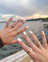 Load image into Gallery viewer, Gold Dome Ring