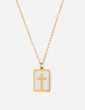 Load image into Gallery viewer, Enamel Cross Necklace
