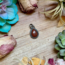 Load image into Gallery viewer, FREE Sterling Silver Necklace + MJ Brown Wild Horse Teardrop Charm
