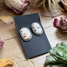 Load image into Gallery viewer, 50 - Sterling Silver Red Buffalo Stud Earrings by Jason Ogg