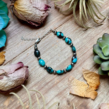 Load image into Gallery viewer, Matrix Turquoise Bracelet – 6 1/4" – 5mm Oval