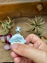 Load image into Gallery viewer, Flower Pendant with Sunderland Gold – Sterling Silver – Native Made by Charles Johnson