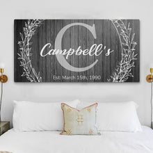 Load image into Gallery viewer, Family Name Sign -  Monogram Sign