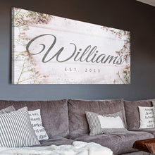 Load image into Gallery viewer, Family Name Sign