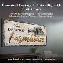 Load image into Gallery viewer, Rustic Farmhouse Sign