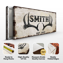Load image into Gallery viewer, Rustic Family Antler Sign II