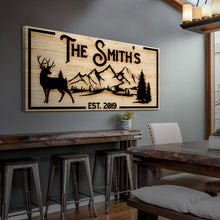 Load image into Gallery viewer, Family Mountain Sign