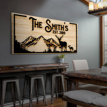 Load image into Gallery viewer, Family Mountain Sign
