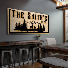 Load image into Gallery viewer, Family Mountain Sign III