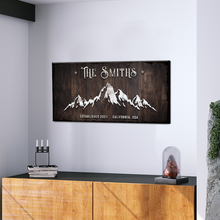 Load image into Gallery viewer, Family Mountain Home Sign