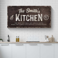 Load image into Gallery viewer, Family Kitchen Sign