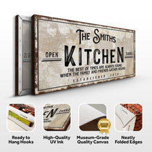 Load image into Gallery viewer, Family Kitchen Sign