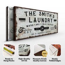 Load image into Gallery viewer, Personalized Laundry Room Sign