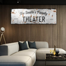 Load image into Gallery viewer, Family Theater Sign