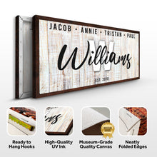 Load image into Gallery viewer, Family Wood Sign III