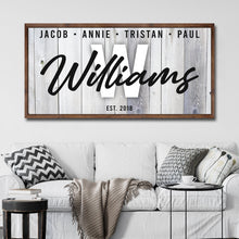Load image into Gallery viewer, Family Wood Sign