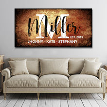 Load image into Gallery viewer, Family Last Name Sign