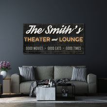 Load image into Gallery viewer, Family Theater and Lounge Sign III