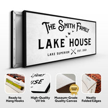 Load image into Gallery viewer, Rustic Family Lake House Sign
