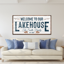 Load image into Gallery viewer, Welcome To Our Lakehouse Sign