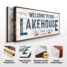 Load image into Gallery viewer, Welcome To Our Lakehouse Sign