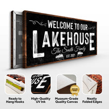 Load image into Gallery viewer, Welcome To Our Lakehouse Sign II