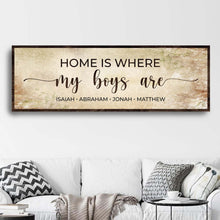 Load image into Gallery viewer, Home Is Where My Boys Are Sign II