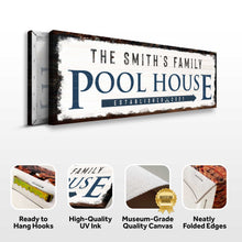 Load image into Gallery viewer, Family Pool House Sign
