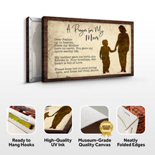 Load image into Gallery viewer, A Prayer For My Mom Mother's Day Gift Sign