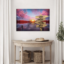 Load image into Gallery viewer, Family Name Sunset Sign
