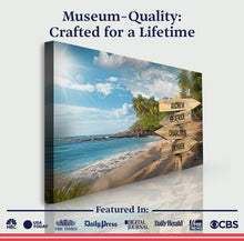 Load image into Gallery viewer, Family Names Ocean Breeze Sign
