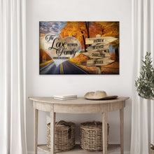 Load image into Gallery viewer, Love Between Family Names Sign