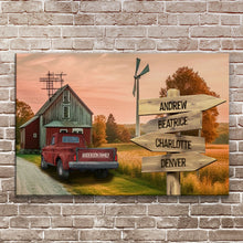 Load image into Gallery viewer, Old Truck Barn Family Names Sign