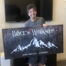 Load image into Gallery viewer, Family Mountain Home Sign