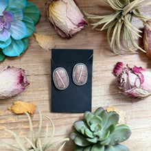 Load image into Gallery viewer, 54 - Sterling Silver Red Buffalo Stud Earrings by Jason Ogg