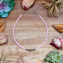 Load image into Gallery viewer, Pink Shell Heishi Necklace  – 15"