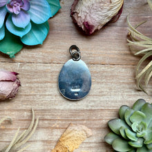 Load image into Gallery viewer, MJ Turquoise Pendant – Sterling Silver