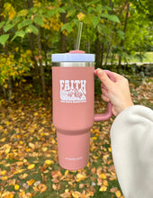 Load image into Gallery viewer, Faith Can Move Mountains 40 oz Tumbler
