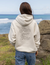 Load image into Gallery viewer, Faith Over Fear Taupe Unisex Hoodie