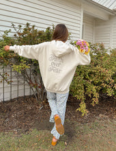 Load image into Gallery viewer, Faith Over Fear Taupe Unisex Hoodie
