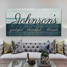Load image into Gallery viewer, Family Grateful Sign