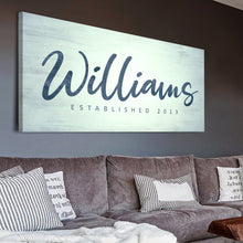 Load image into Gallery viewer, Family Name Sign
