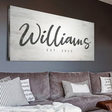 Load image into Gallery viewer, Family Name Sign