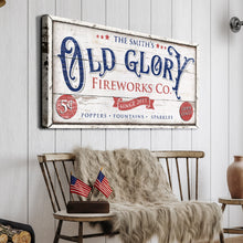 Load image into Gallery viewer, Personalized Old Glory Firework Co Sign